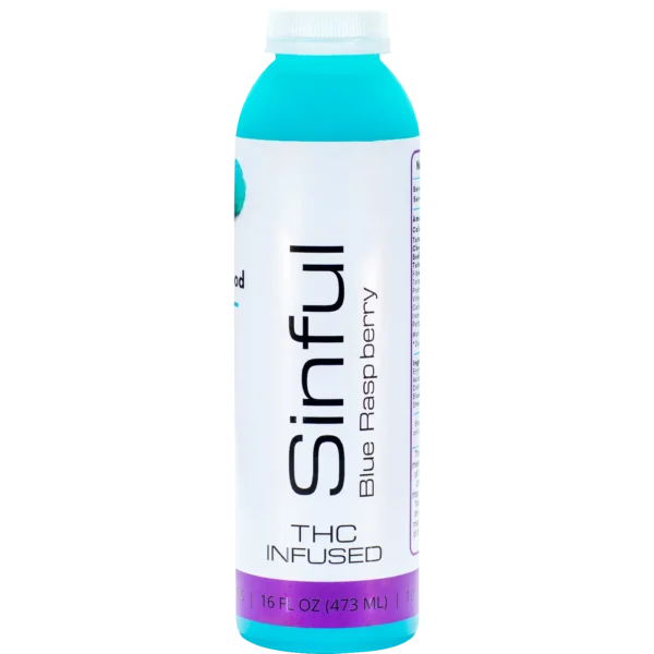 Sinful - Blue Raspberry - 16 oz Drink