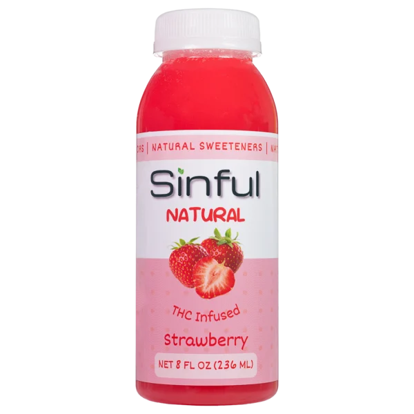 Sinful - Strawberry Natural - 8 oz Drink