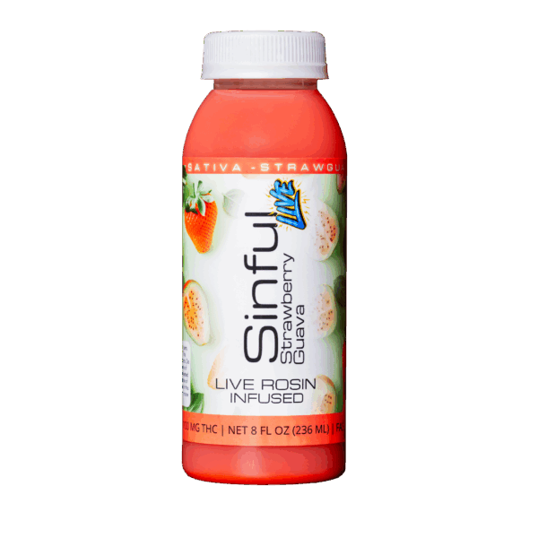 Sinful - Strawberry Guava Live - 8 oz Drink