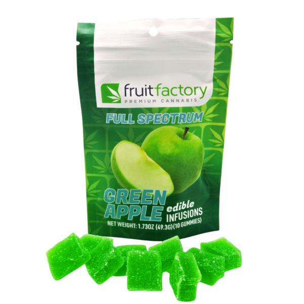 Fruit Factory – Gummy – 10pk - Green Apple